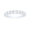 Anillo de oro blanco con diamantes 0,81 quilates