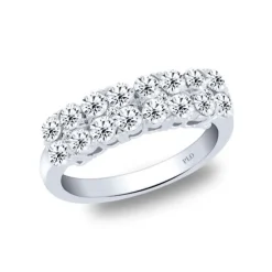 Anillo de oro blanco y diamantes de 1.17 quilates