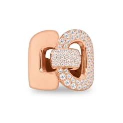 Anillo de oro rosa con diamantes talla brillante 1,71 quilates