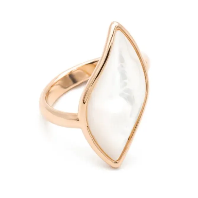 Anillo en oro rosa Mattioli Navettes