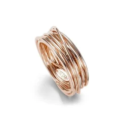 Anillo fino Mattioli Tibet de oro rosa