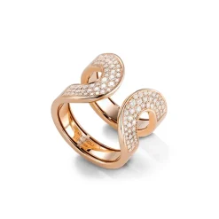 Anillo Mattioli Aruba en oro rosa 18k y diamantes 0.77 quilates