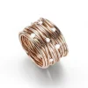 Anillo Mattioli Tibet de oro rosa y diamantes