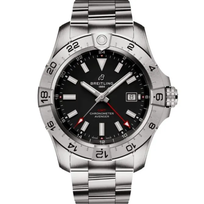 Breitling Avenger GMT Automatico Negro 44mm