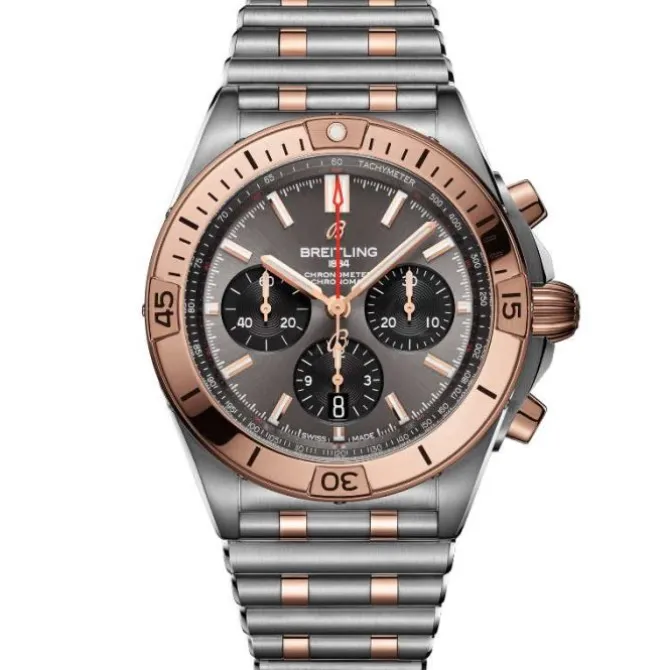 Breitling Chronomat B01 42 mm Acero y Oro Rojo 18k