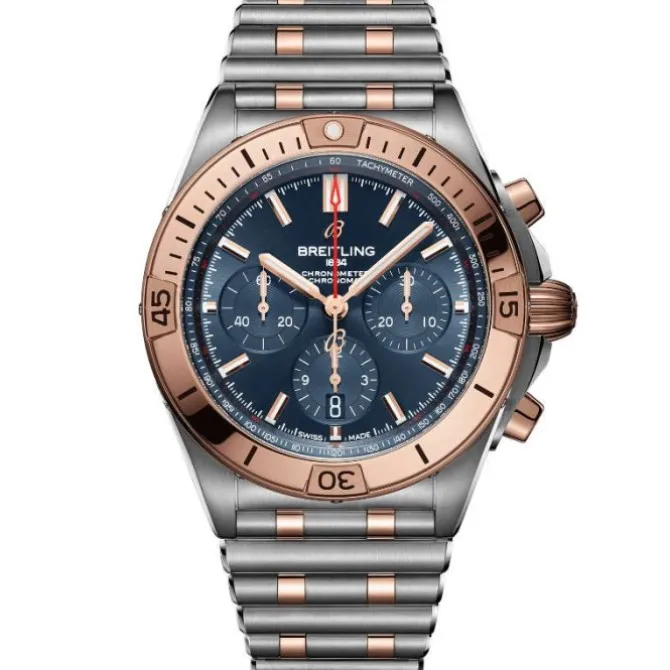 Breitling Chronomat B01 42 mm Acero y Oro Rojo 18k