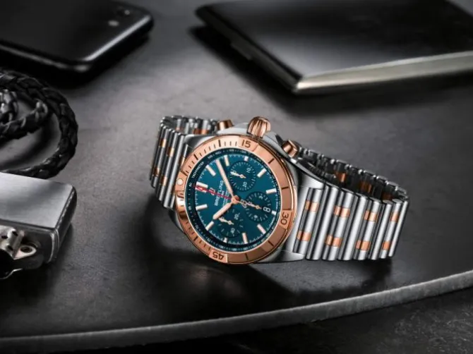 Breitling Chronomat B01 42 mm Acero y Oro Rojo 18k