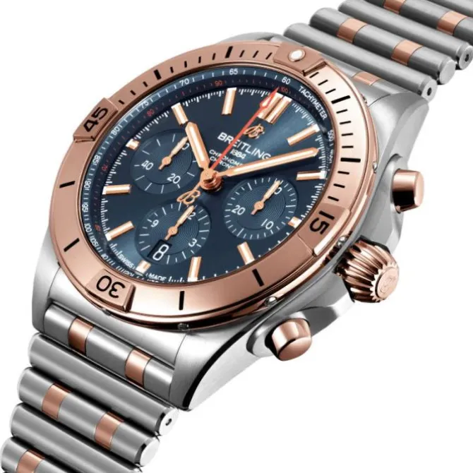 Breitling Chronomat B01 42 mm Acero y Oro Rojo 18k