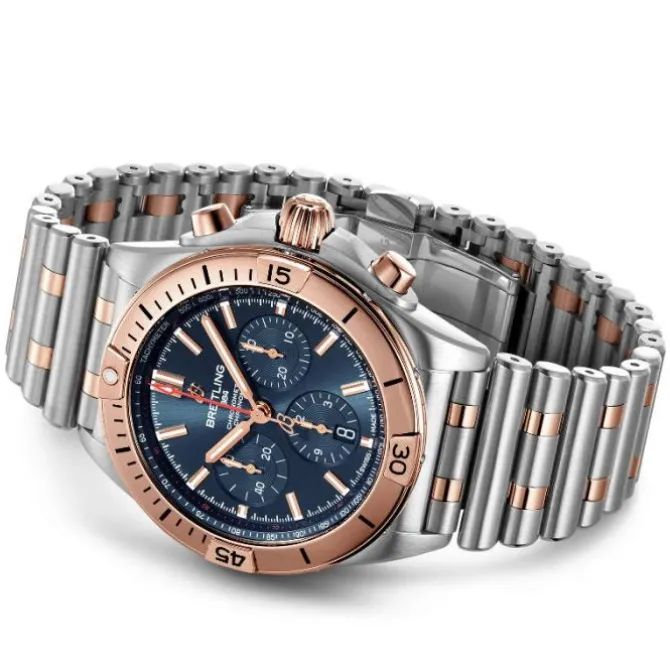 Breitling Chronomat B01 42 mm Acero y Oro Rojo 18k