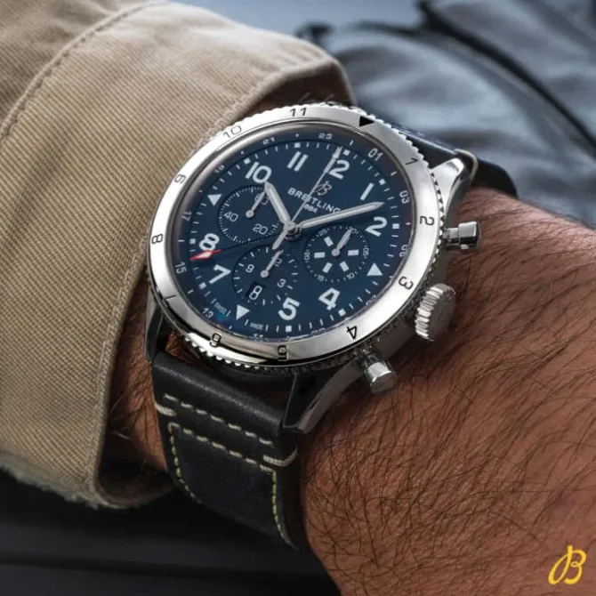 Breitling Super AVI Chronograph GMT 46 mm Corsair AB04451A1C1X1