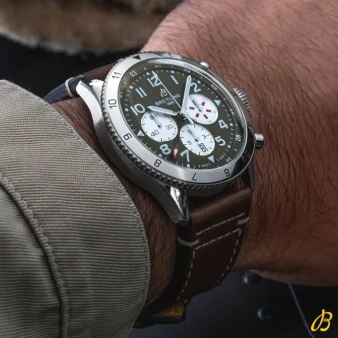 Breitling Super AVI Chronograph GMT 46 mm Curtiss Warhawk AB04452A1L1X1
