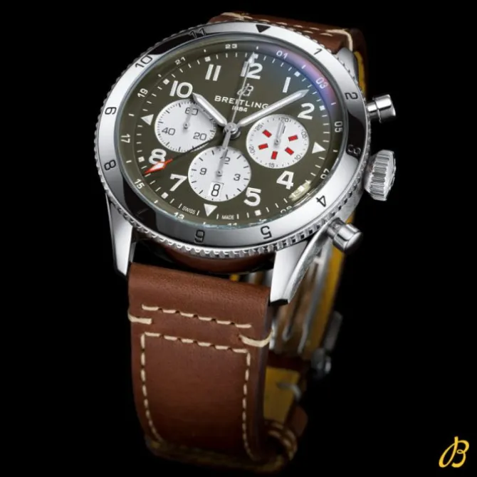 Breitling Super AVI Chronograph GMT 46 mm Curtiss Warhawk AB04452A1L1X1