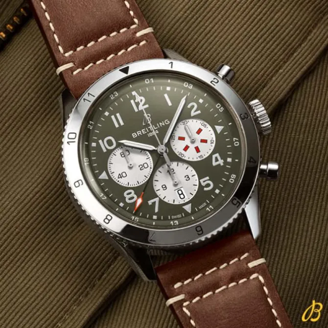 Breitling Super AVI Chronograph GMT 46 mm Curtiss Warhawk AB04452A1L1X1