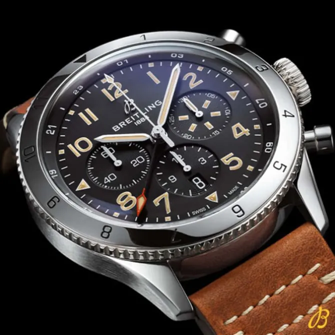 Breitling Super AVI Chronograph GMT 46 mm P-51 Mustang AB04453A1B1X1