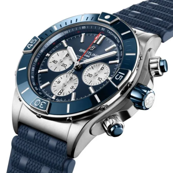 Breitling Super Chronomat B01 Automático 44 mm Azul