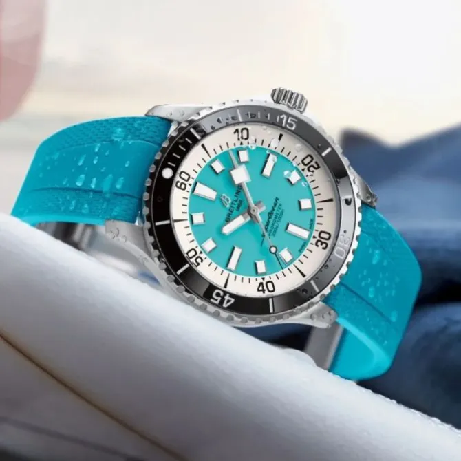 Breitling Superocean Automatico Turquesa 44mm