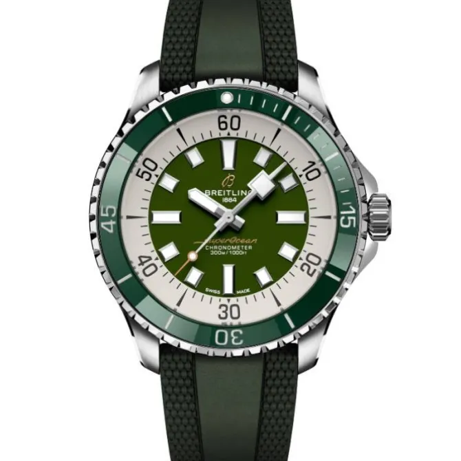 Breitling Superocean Automatico 44 mm Verde