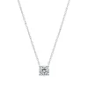 Colgante de oro blanco y diamante 0.30 quilates