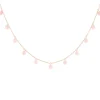 Collar La Brune & La Blonde Polka 11 opalinas rosas