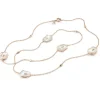 Collar Mattioli Puzzle sautoir de oro rosa y madre perla