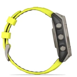 Garmin Fenix 8 47mm Solar Zafiro Titanio Correa Amarilla