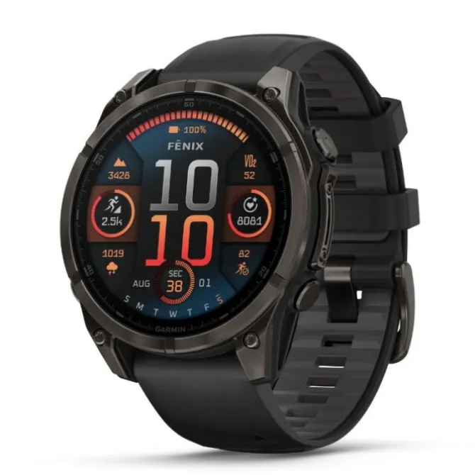 Garmin Fénix 8 47mm Amoled DLC Titanio Zafiro