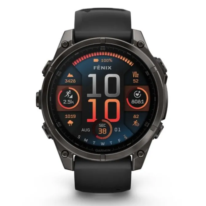 Garmin Fénix 8 47mm Amoled DLC Titanio Zafiro