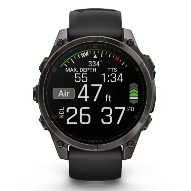 Garmin Fénix 8 47mm Amoled DLC Titanio Zafiro