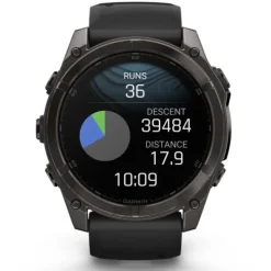 Garmin Fénix 8 51mm Amoled DLC Gris Carbón Zafiro