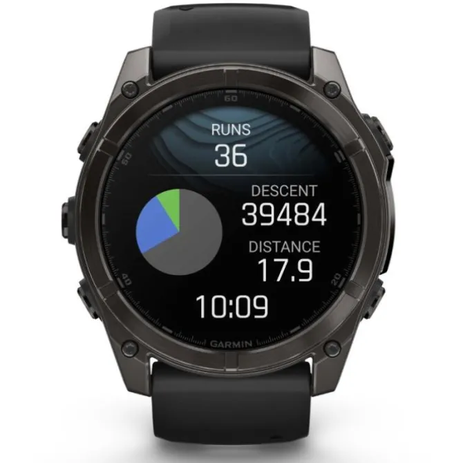 Garmin Fénix 8 51mm Amoled DLC Gris Carbón Zafiro
