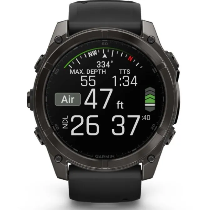 Garmin Fénix 8 51mm Amoled DLC Gris Carbón Zafiro