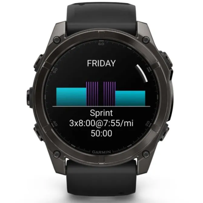 Garmin Fénix 8 51mm Amoled DLC Gris Carbón Zafiro