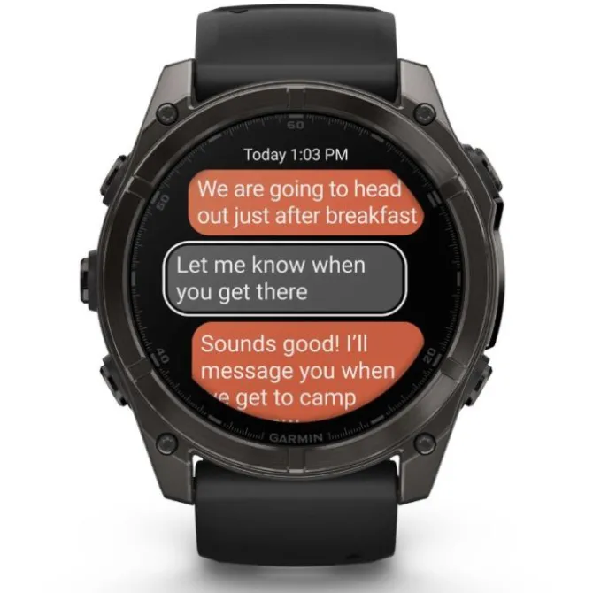Garmin Fénix 8 51mm Amoled DLC Gris Carbón Zafiro
