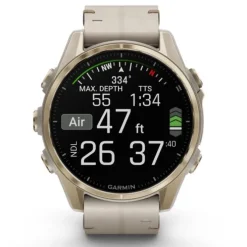 Garmin Fénix 8 43mm Amoled Zafiro Cuero Beige