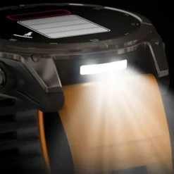 Garmin Fénix 8 51mm AMOLED Zafiro Titanio Correa Naranja