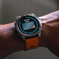 Garmin Fénix 8 51mm AMOLED Zafiro Titanio Correa Naranja