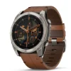 Garmin Fénix 8 51mm AMOLED Zafiro Titanio Correa Cuero