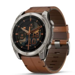 Garmin Fénix 8 51mm AMOLED Zafiro Titanio Correa Cuero