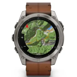 Garmin Fénix 8 51mm AMOLED Zafiro Titanio Correa Cuero