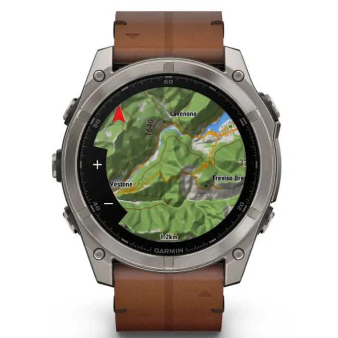 Garmin Fénix 8 51mm AMOLED Zafiro Titanio Correa Cuero