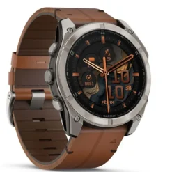 Garmin Fénix 8 51mm AMOLED Zafiro Titanio Correa Cuero