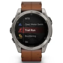 Garmin Fénix 8 51mm AMOLED Zafiro Titanio Correa Cuero