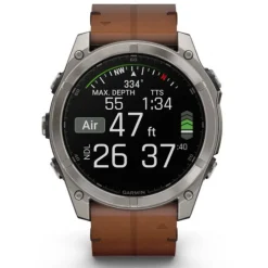 Garmin Fénix 8 51mm AMOLED Zafiro Titanio Correa Cuero
