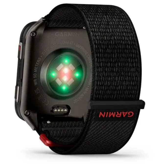 Garmin Venu X1 Titanio Correa de Nailon Negra 010-02980-02