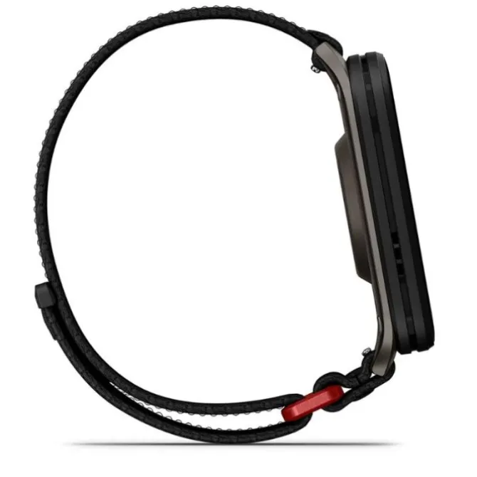 Garmin Venu X1 Titanio Correa de Nailon Negra 010-02980-02