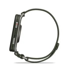 Garmin Venu X1 Titanio Correa de Nailon Verde 010-02980-03