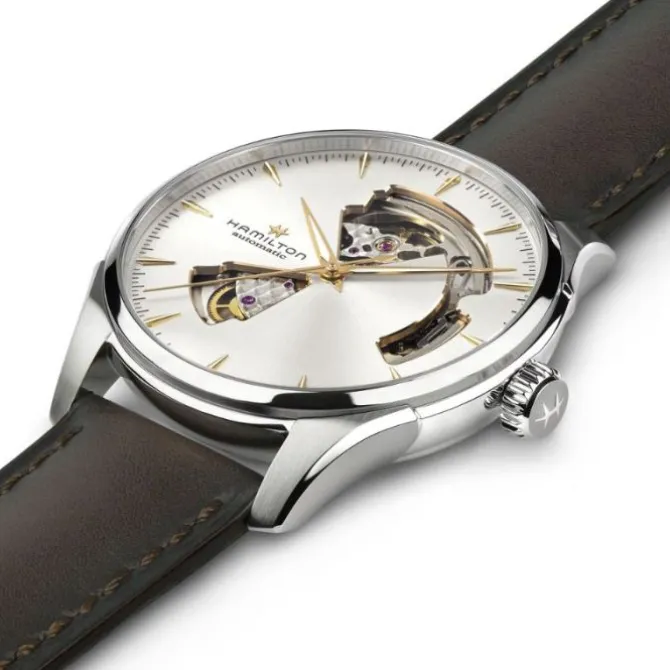 Hamilton Jazzmaster Open Heart Automatico Plata 40 mm