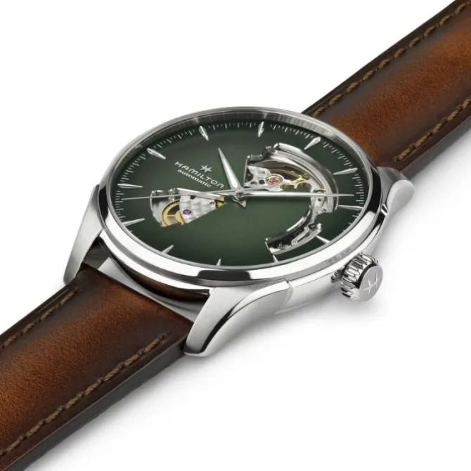 Hamilton Jazzmaster Open Heart Automatico Verde 40 mm