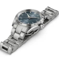 Hamilton Jazzmaster Performer Auto 34 mm Azul