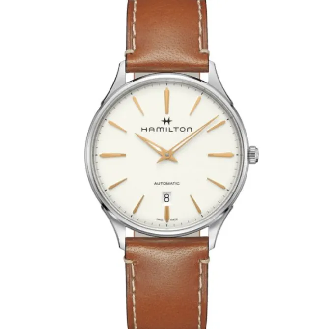 Hamilton Jazzmaster Thinline Automático 40 mm Esfera Blanca